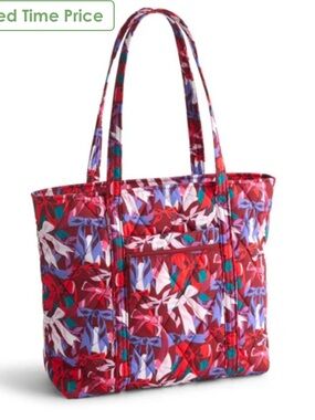 New Vera Bradley bow show Tote in Ultralight